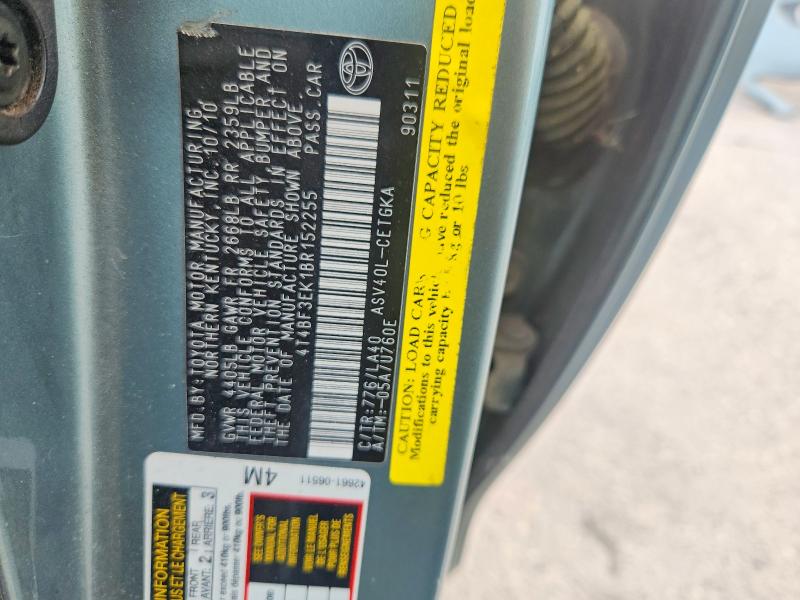 55580406 :رقم المزاد ، 4T4BF3EK1BR152255 vin ، 2011 Toyota Camry مزاد بيع
