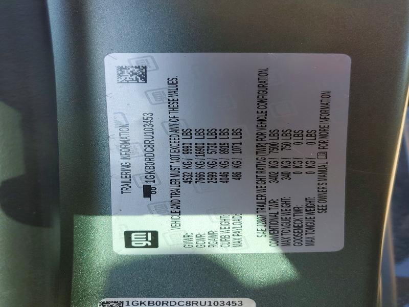 Продаж на аукціоні авто 2024 Gmc Hummer Suv, vin: 1GKB0RDC8RU103453, номер лоту: 55914486