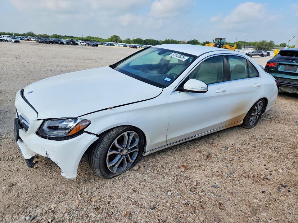 2015 Mercedes-benz C მანქანა იყიდება აუქციონზე, vin: 55SWF4JB4FU051767, აუქციონის ნომერი: 57849836