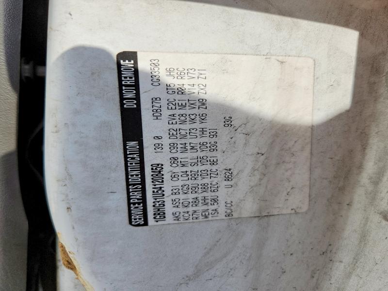 55069136 :رقم المزاد ، 1GBHG31U541208459 vin ، 2004 Chevrolet Express G3500 مزاد بيع
