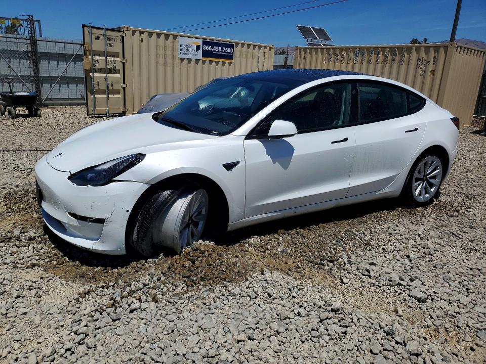 2022 Tesla Model 3 მანქანა იყიდება აუქციონზე, vin: 5YJ3E1EB7NF157273, აუქციონის ნომერი: 56550526