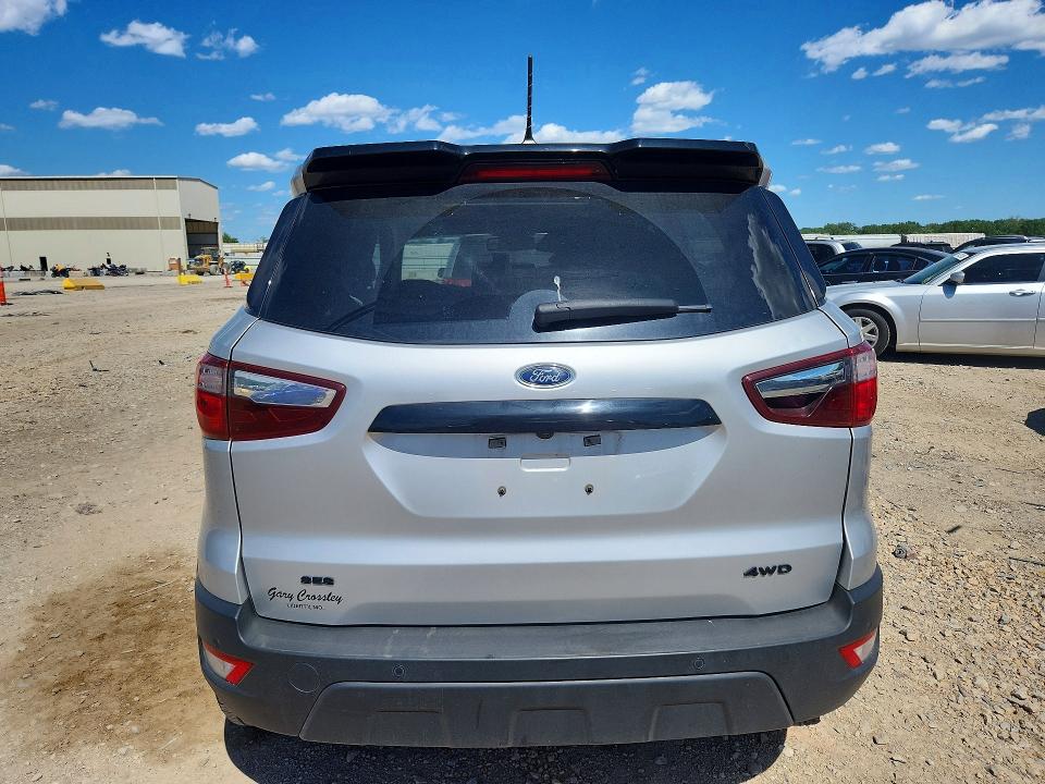2022 Ford Ecosport მანქანა იყიდება აუქციონზე, vin: MAJ6S3JL0NC458275, აუქციონის ნომერი: 57425276