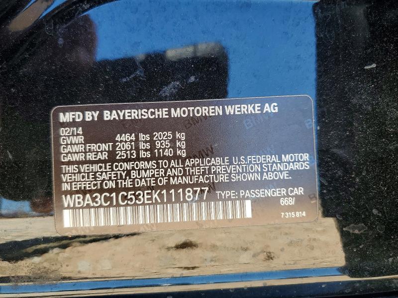Продаж на аукціоні авто 2014 Bmw 328, vin: WBA3C1C53EK111877, номер лоту: 56614746