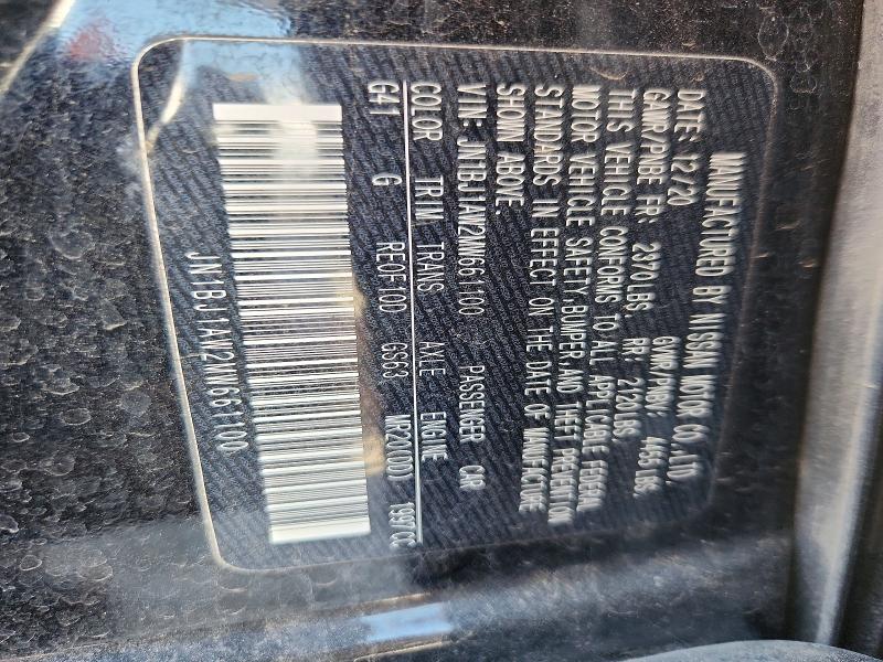 2021 Nissan Rogue Sport მანქანა იყიდება აუქციონზე, vin: JN1BJ1AW2MW661100, აუქციონის ნომერი: 57529756