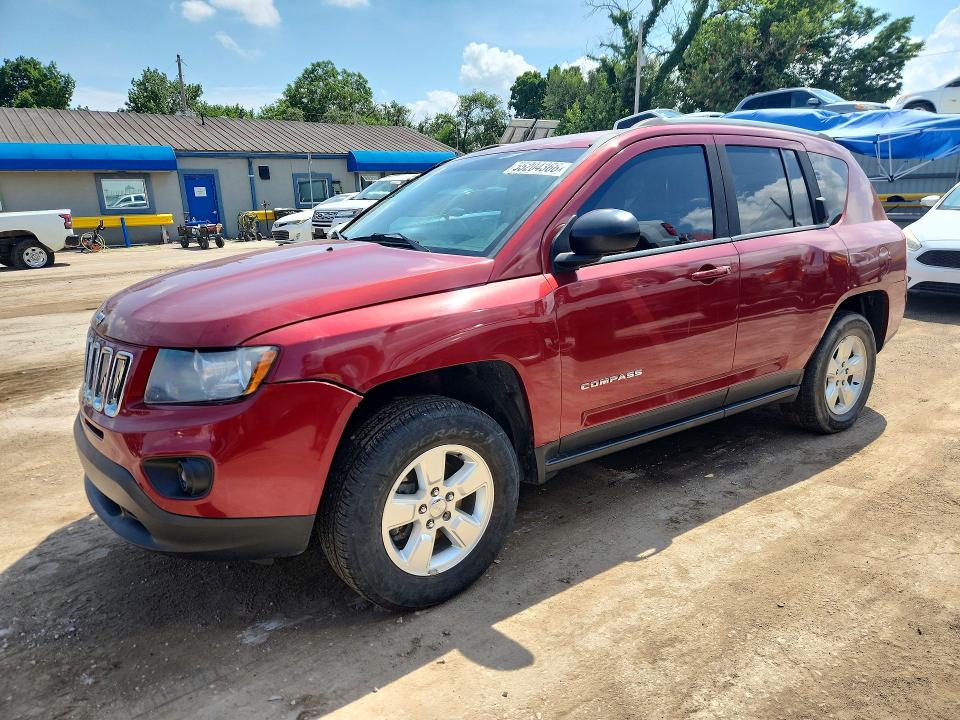 Aukcja sprzedaży 2016 Jeep Compass, vin: 1C4NJDBB6GD507951, numer aukcji: 55204366