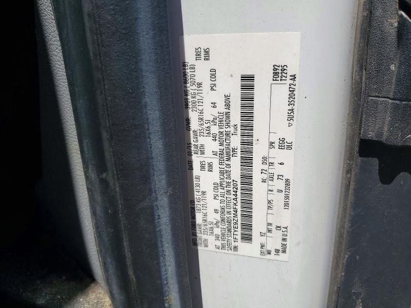 Продаж на аукціоні авто 2015 Ford Transit, vin: 1FTYE9ZM4FKA44207, номер лоту: 55942296