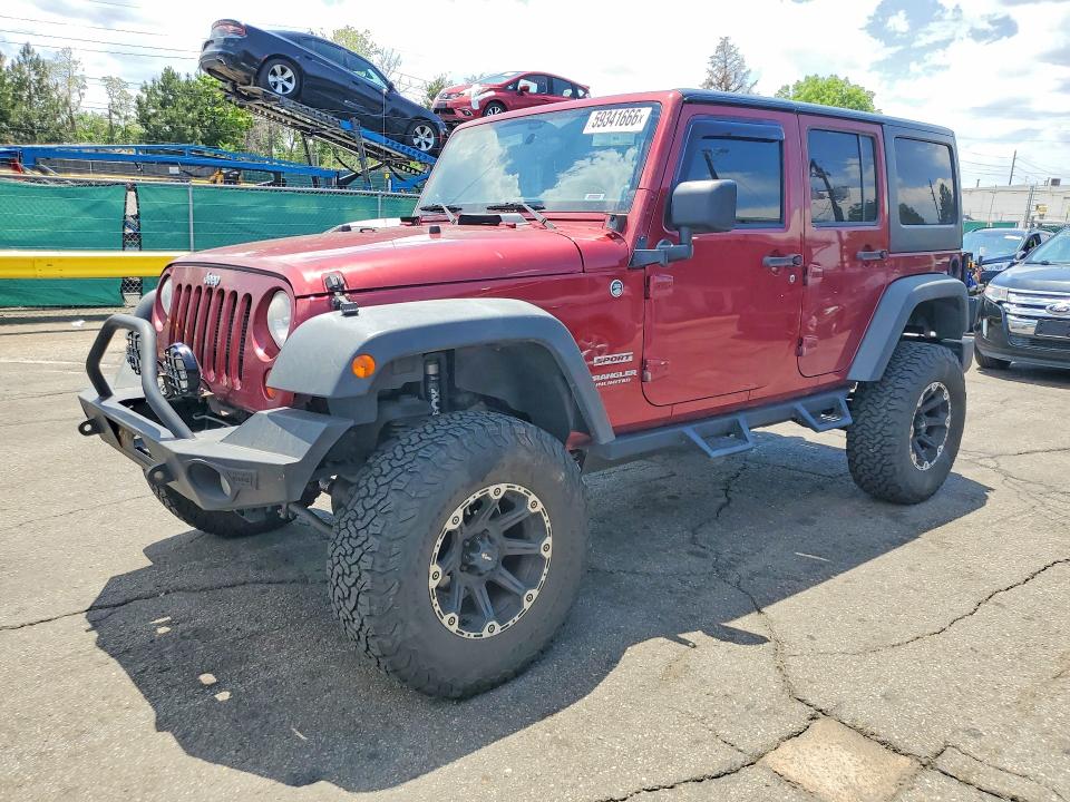 2012 Jeep Wrangler Unlimited მანქანა იყიდება აუქციონზე, vin: 1C4HJWDG3CL218754, აუქციონის ნომერი: 59341666