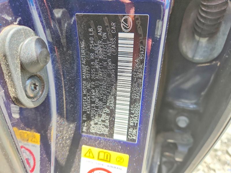 Aukcja sprzedaży 2018 Lexus Es, vin: 58ABK1GG4JU090439, numer aukcji: 57654846