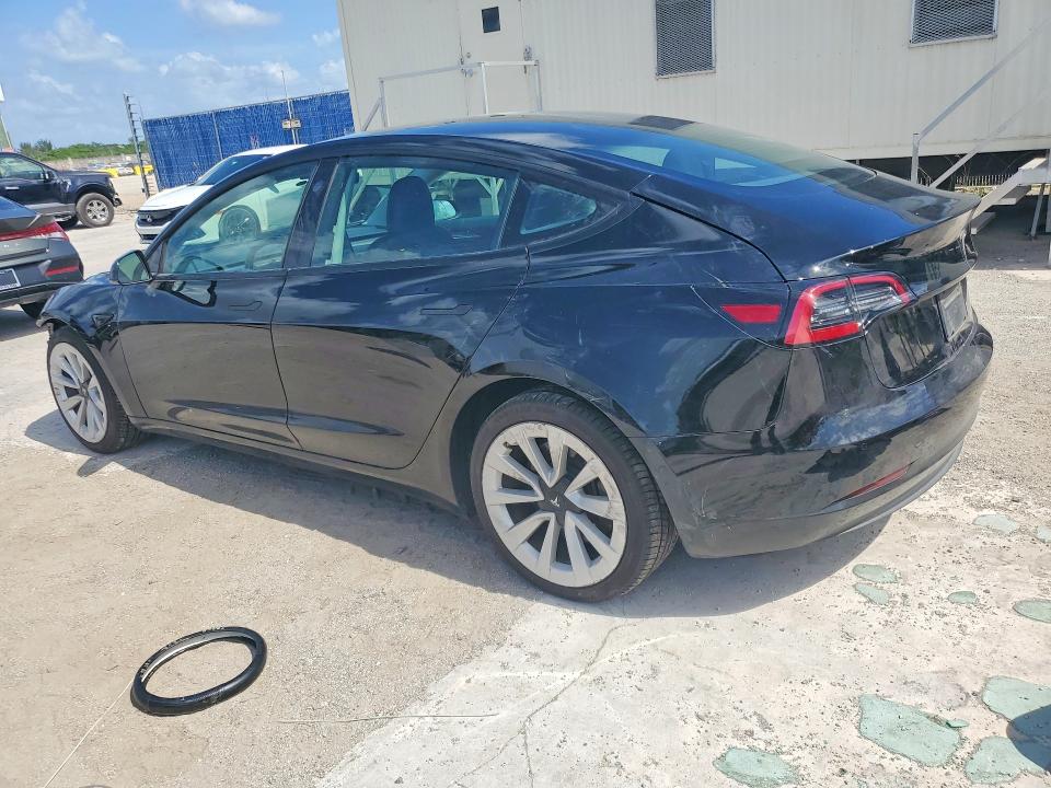 2022 Tesla Model 3 მანქანა იყიდება აუქციონზე, vin: 5YJ3E1EA3NF371717, აუქციონის ნომერი: 57217456