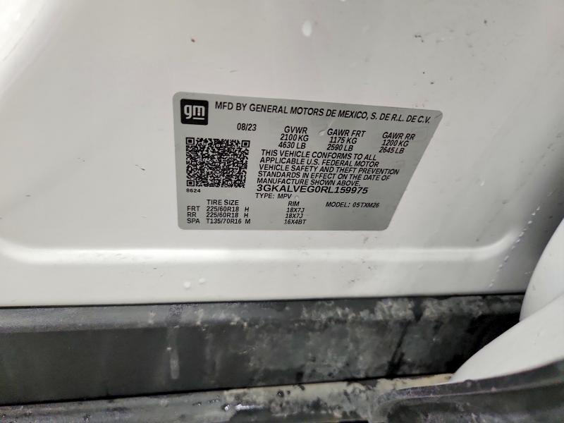 Aukcja sprzedaży 2024 Gmc Terrain, vin: 3GKALVEG0RL159975, numer aukcji: 58383396