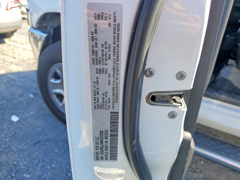 Продаж на аукціоні авто 2021 Ram 2500, vin: 3C6UR5JJ4MG522358, номер лоту: 57965726