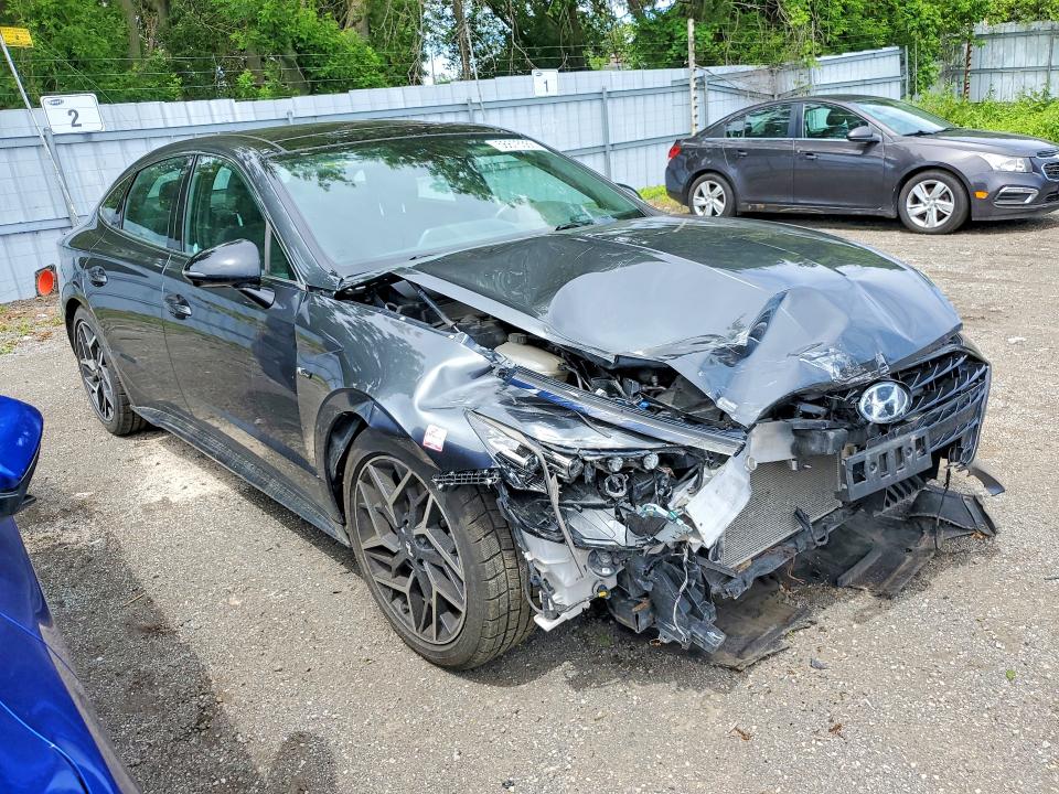 2022 Hyundai Sonata მანქანა იყიდება აუქციონზე, vin: KMHL54JC9NA243611, აუქციონის ნომერი: 56676366