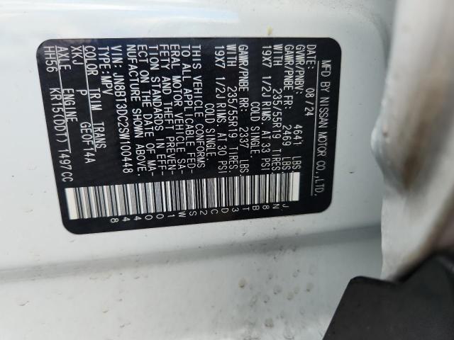 Продаж на аукціоні авто 2025 Nissan Rogue, vin: JN8BT3DC2SW100448, номер лоту: 56970226