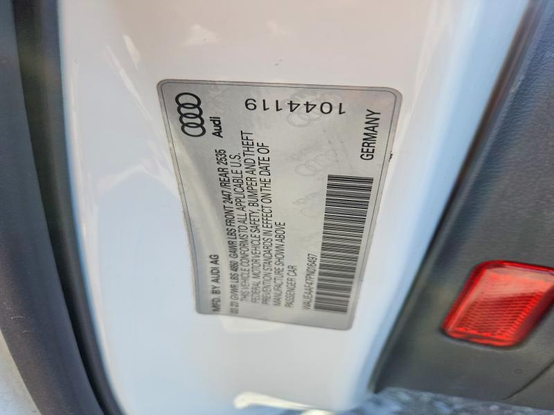 56470896 :رقم المزاد ، WAUEAAF47PN016497 vin ، 2023 Audi A4 مزاد بيع