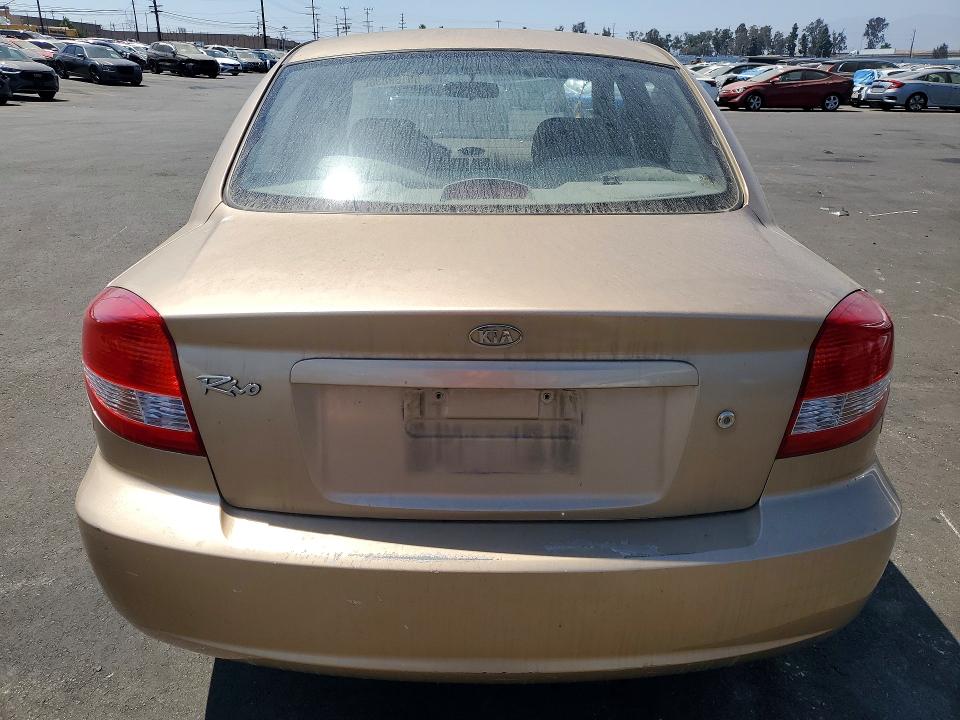 2005 Kia Rio მანქანა იყიდება აუქციონზე, vin: KNADC125556399027, აუქციონის ნომერი: 56168836