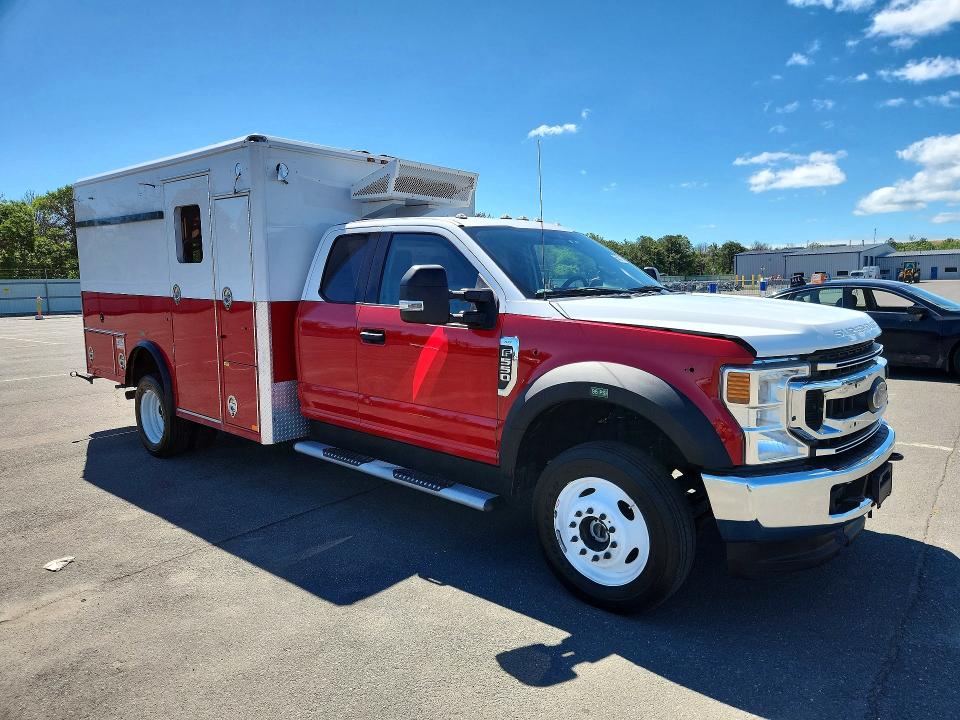 56371356 :رقم المزاد ، 1FD0X5HT1LED25010 vin ، 2020 Ford F550 مزاد بيع