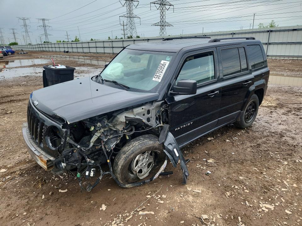 58705956 :رقم المزاد ، 1C4NJPBA2HD131291 vin ، 2017 Jeep Patriot مزاد بيع