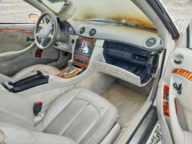 2005 Mercedes-benz Clk მანქანა იყიდება აუქციონზე, vin: WDBTK65G45T045303, აუქციონის ნომერი: 58024086