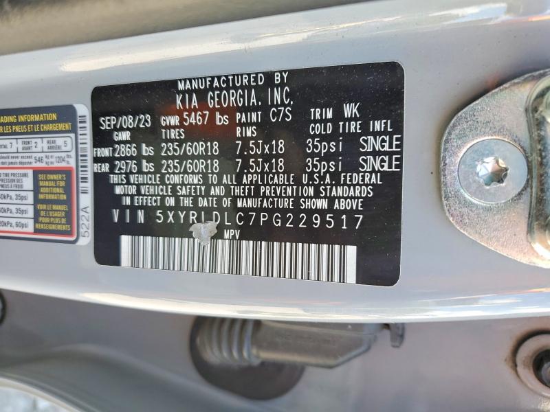 Продажа на аукционе авто 2023 Kia Sorento, vin: 5XYRLDLC7PG229517, номер лота: 58537536