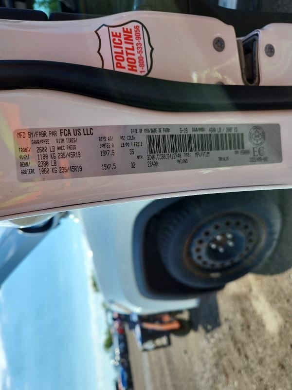 Продажа на аукционе авто 2018 Jeep Compass, vin: 3C4NJDCB0JT412740, номер лота: 57403286