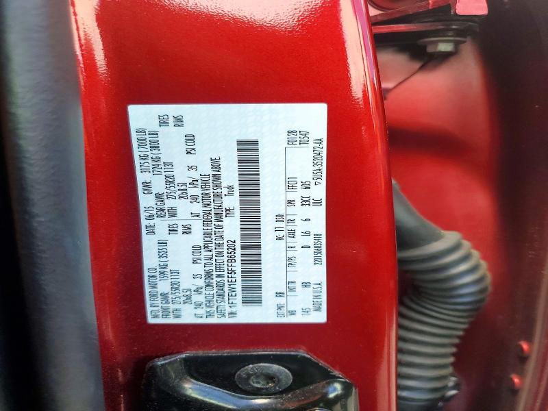 Продажа на аукционе авто 2015 Ford F150, vin: 1FTEW1EF5FFB65202, номер лота: 57367046