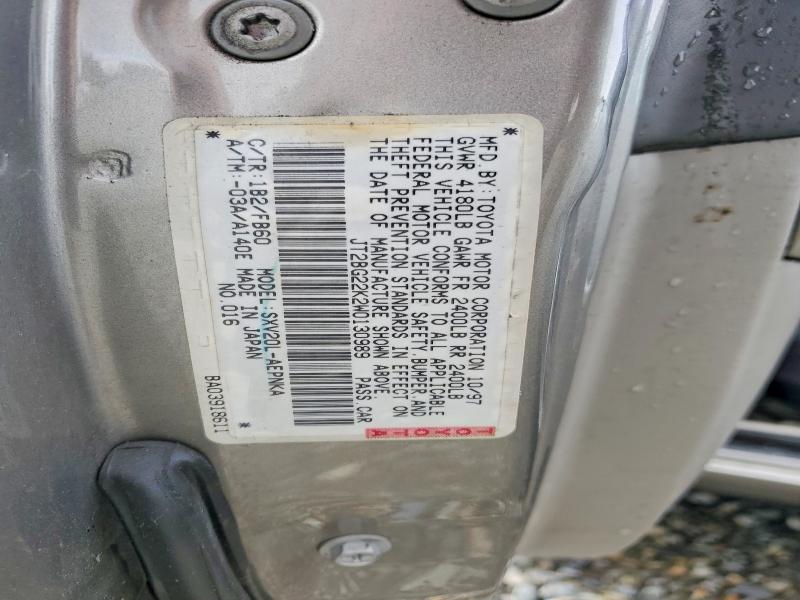 Продажа на аукционе авто 1998 Toyota Camry, vin: JT2BG22K2W0130989, номер лота: 56268906