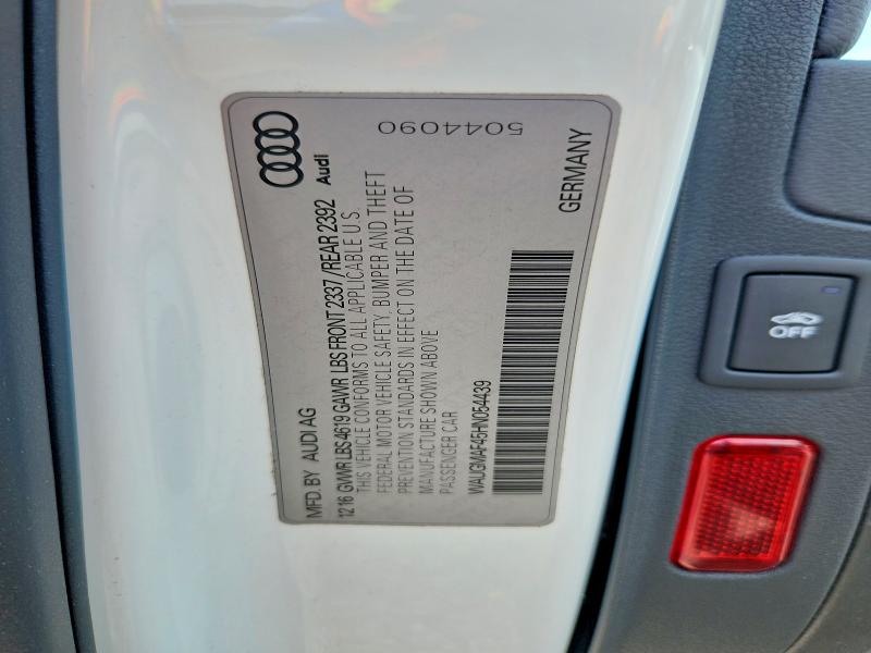 Продажа на аукционе авто 2017 Audi A4, vin: WAUGMAF45HN054439, номер лота: 55581716