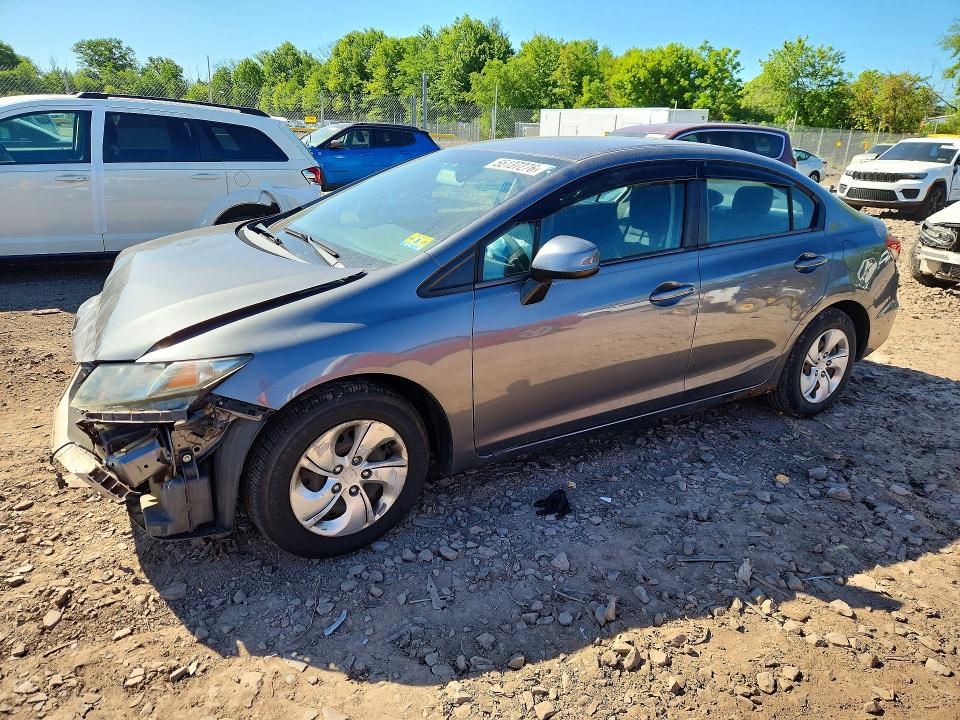 2013 Honda Civic მანქანა იყიდება აუქციონზე, vin: 19XFB2F5XDE048508, აუქციონის ნომერი: 55137276