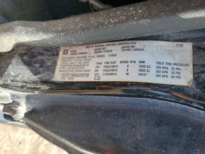 Продажа на аукционе авто 2006 Chevrolet Colorado, vin: 1GCDT196068209769, номер лота: 56137966