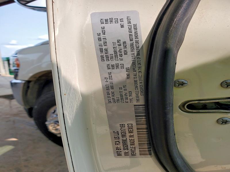 Продаж на аукціоні авто 2021 Ram 3500, vin: 3C63RRKL1MG617169, номер лоту: 56967626