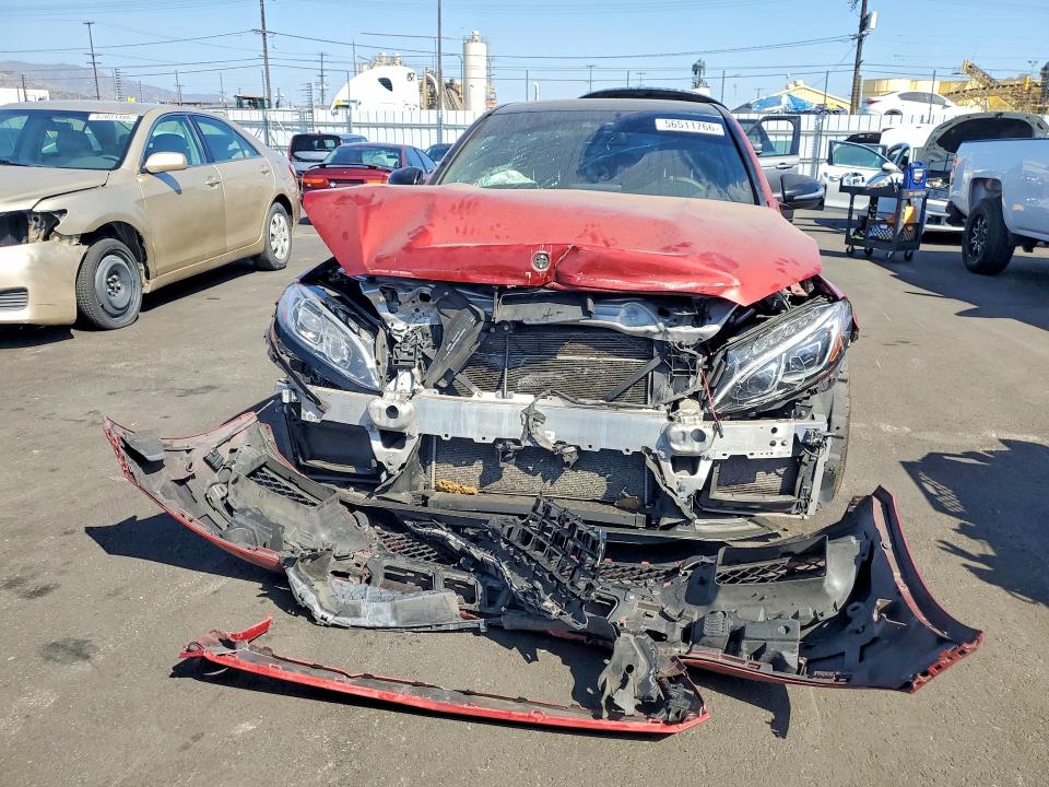 56511766 :رقم المزاد ، 55SWF8HB5GU117922 vin ، 2016 Mercedes-benz C مزاد بيع