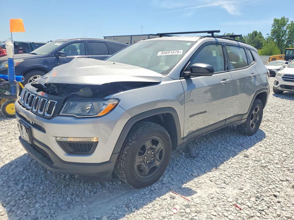 Auction sale of the 2020 Jeep Compass, vin: 3C4NJDAB5LT210174, lot number: 55691676
