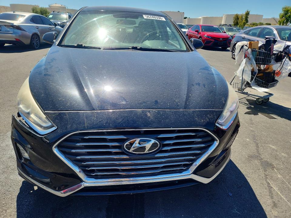 2018 Hyundai Sonata მანქანა იყიდება აუქციონზე, vin: 5NPE24AF8JH598384, აუქციონის ნომერი: 56746596