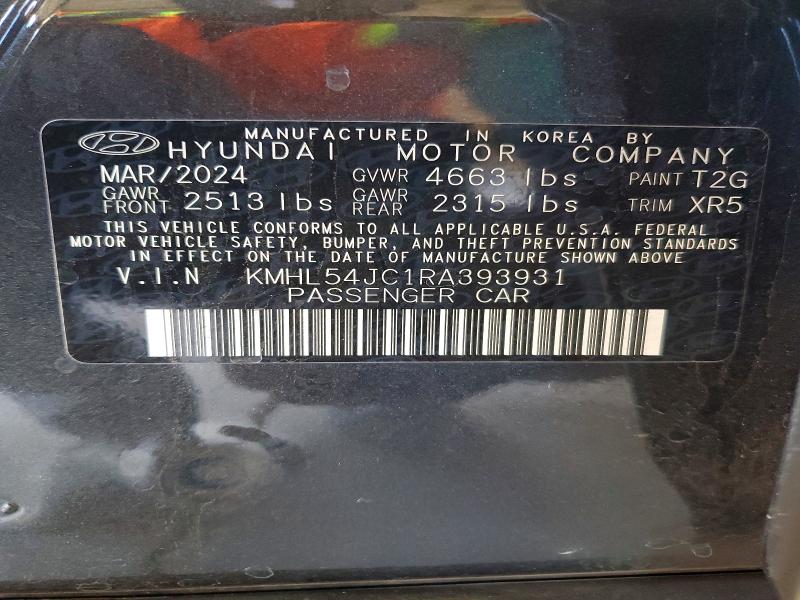 Продажа на аукционе авто 2024 Hyundai Sonata, vin: KMHL54JC1RA393931, номер лота: 56830606