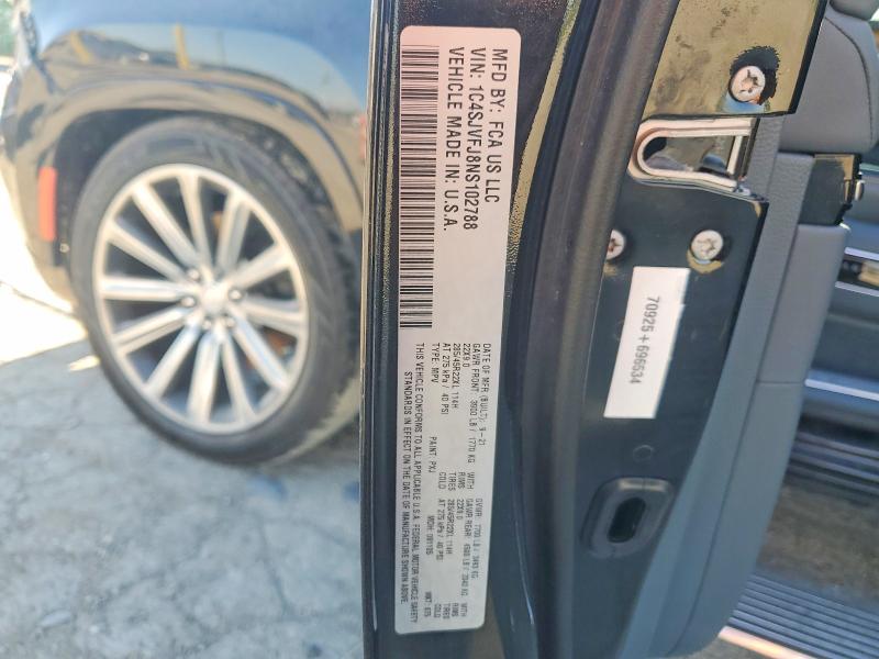 Aukcja sprzedaży 2022 Jeep Grand Wagoneer, vin: 1C4SJVFJ8NS102788, numer aukcji: 55526576