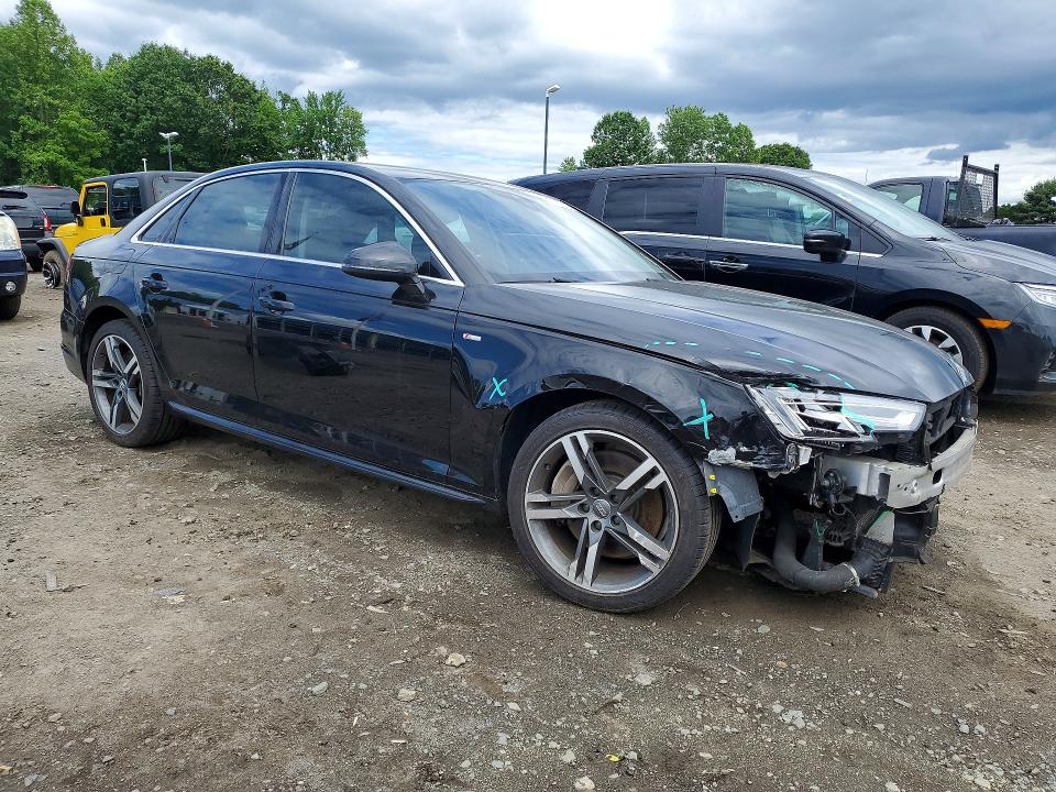 2018 Audi A4 მანქანა იყიდება აუქციონზე, vin: WAUENAF48JA060088, აუქციონის ნომერი: 54993876