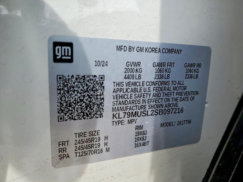 Продаж на аукціоні авто 2025 Chevrolet Trailblazer, vin: KL79MUSL2SB097216, номер лоту: 56712956