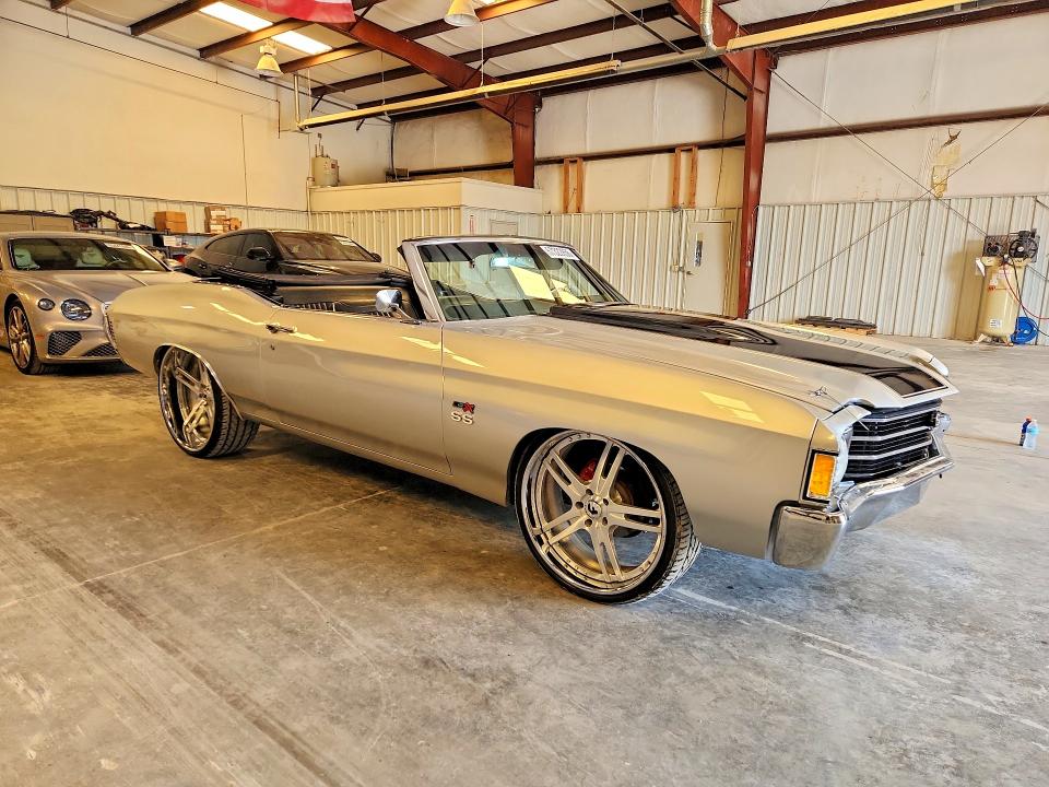 57322856 :رقم المزاد ، 1D67J2K535981 vin ، 1972 Chevrolet Chevelle مزاد بيع