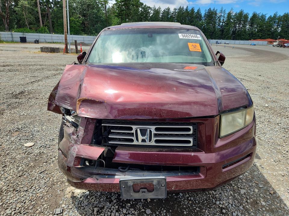 2007 Honda Ridgeline მანქანა იყიდება აუქციონზე, vin: 2HJYK16527H003442, აუქციონის ნომერი: 56829446