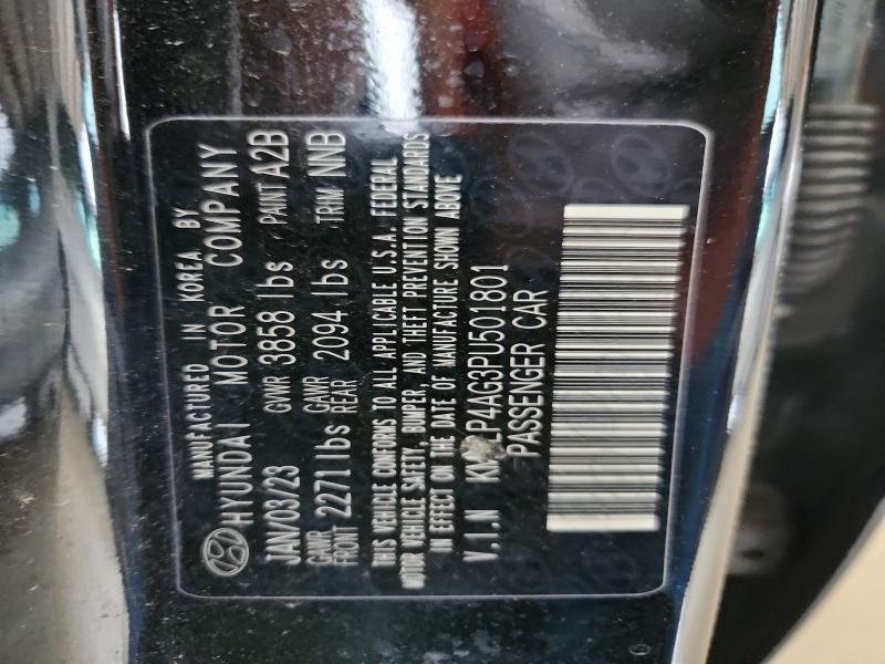 Auction sale of the 2023 Hyundai Elantra, vin: KMHLP4AG3PU501801, lot number: 55974066