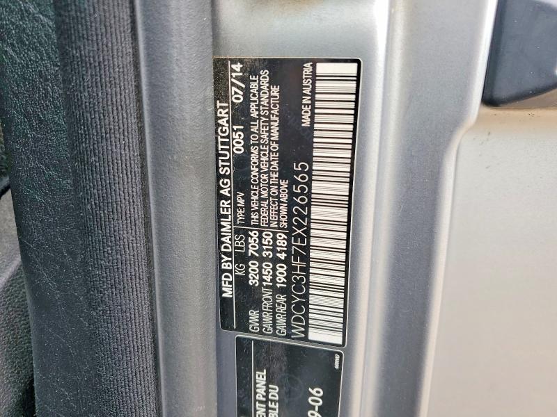 Aukcja sprzedaży 2014 Mercedes-benz G, vin: WDCYC3HF7EX226565, numer aukcji: 55330006