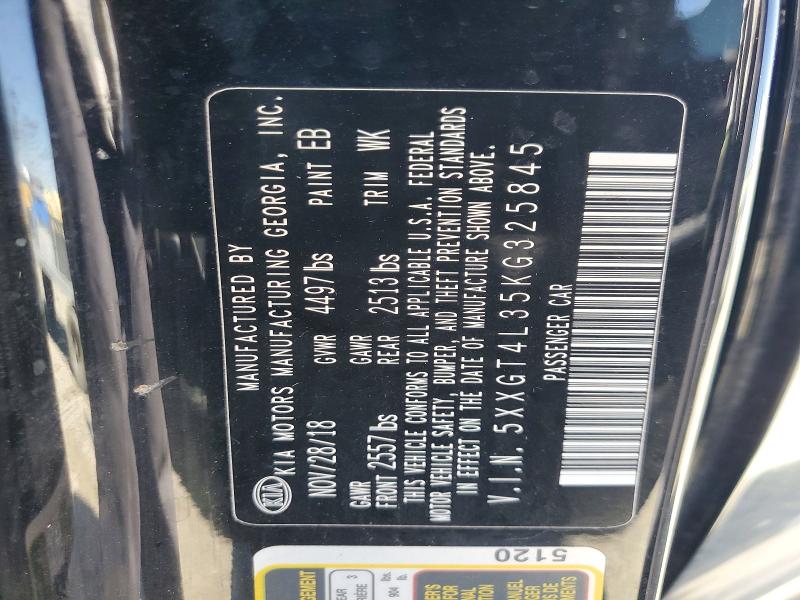 56100736 :رقم المزاد ، 5XXGT4L35KG325845 vin ، 2019 Kia Optima مزاد بيع