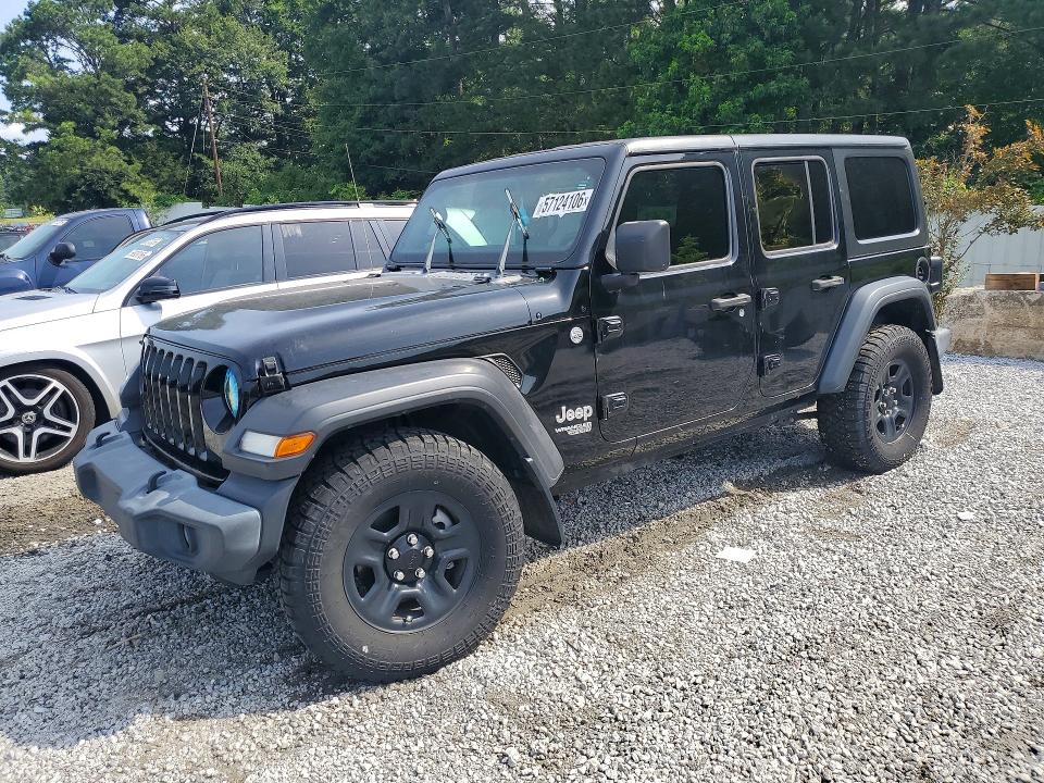 2019 Jeep Wrangler Unlimited მანქანა იყიდება აუქციონზე, vin: 1C4HJXDG2KW508342, აუქციონის ნომერი: 57124106