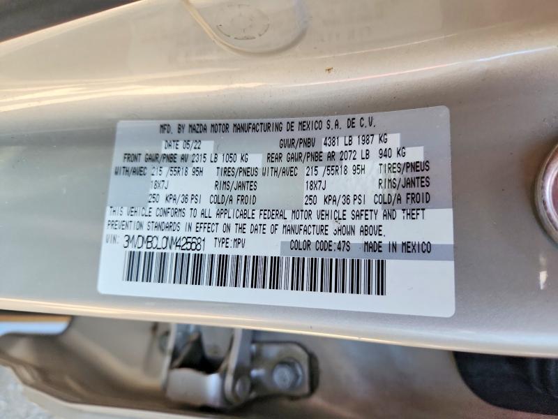 Продажа на аукционе авто 2022 Mazda Cx-30, vin: 3MVDMBCL0NM425681, номер лота: 56517456