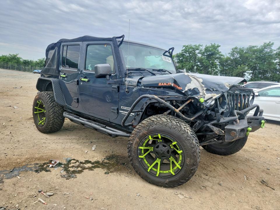 57081456 :رقم المزاد ، 1C4BJWDG9HL514889 vin ، 2017 Jeep Wrangler Unlimited مزاد بيع