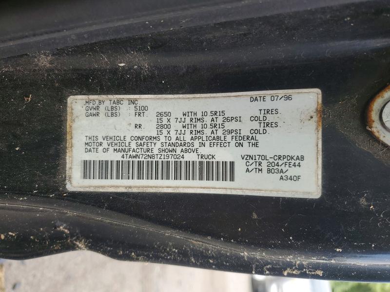 Продажа на аукционе авто 1996 Toyota Tacoma, vin: 4TAWN72N8TZ197024, номер лота: 56252746