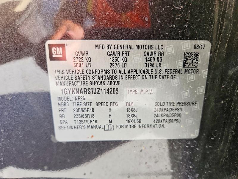Продажа на аукционе авто 2018 Cadillac Xt5, vin: 1GYKNARS7JZ114203, номер лота: 54252986