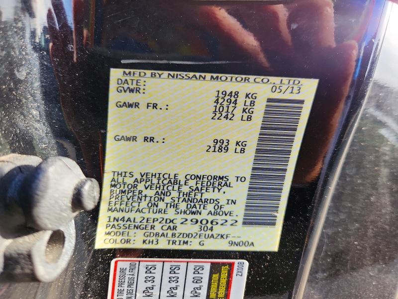 Aukcja sprzedaży 2013 Nissan Altima, vin: 1N4AL2EP2DC290622, numer aukcji: 56153536