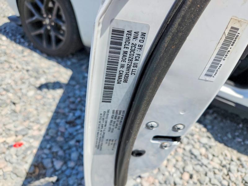 2022 Dodge Challenger მანქანა იყიდება აუქციონზე, vin: 2C3CDZBT2NH143598, აუქციონის ნომერი: 58799246