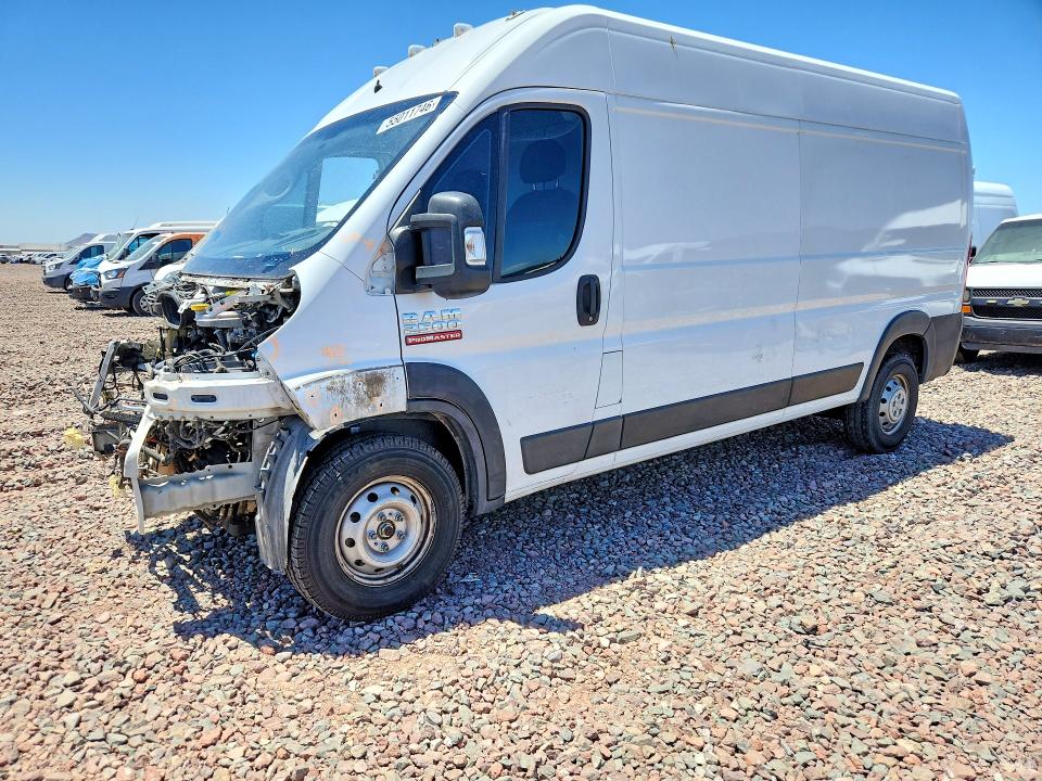 55011746 :رقم المزاد ، 3C6LRVDG6ME509392 vin ، 2021 Ram Promaster 2500 مزاد بيع